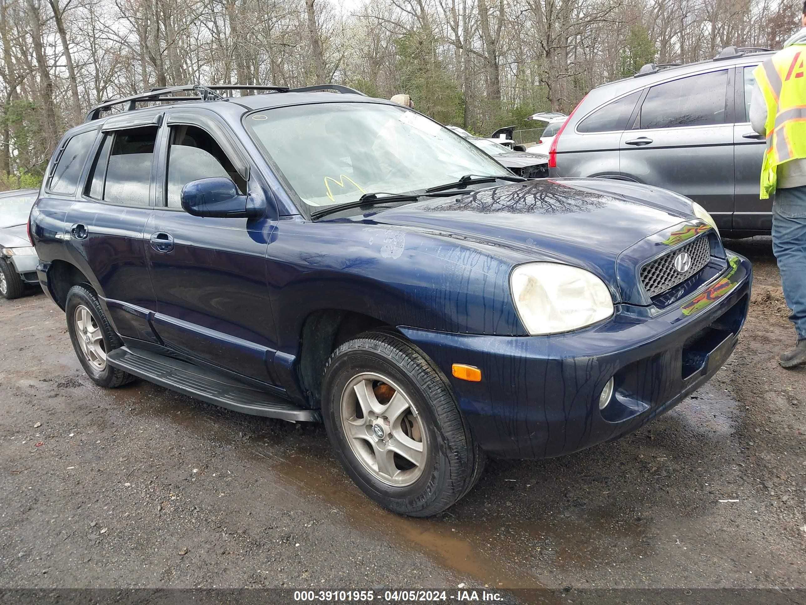 hyundai santa fe 2004 km8sc13d64u783629