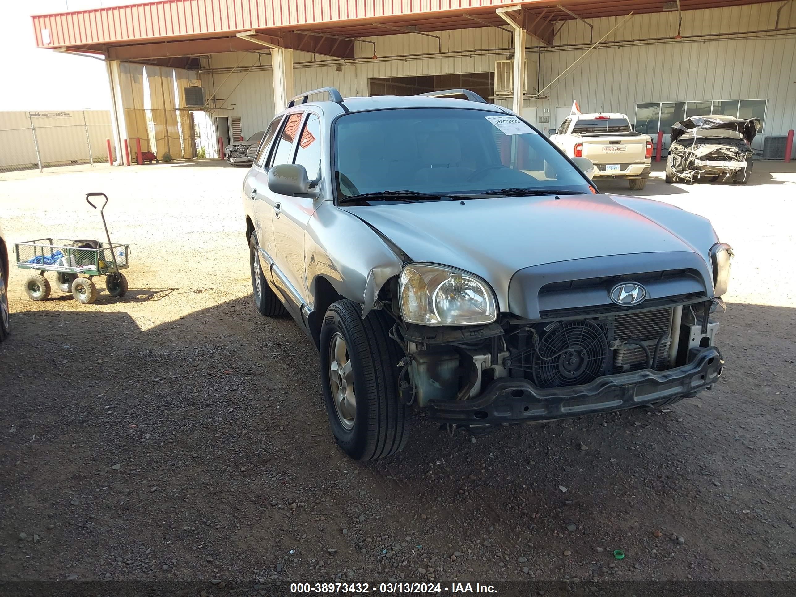 hyundai santa fe 2005 km8sc13d65u946278