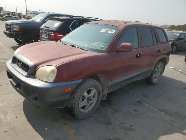 hyundai santa fe g 2002 km8sc13d72u223082