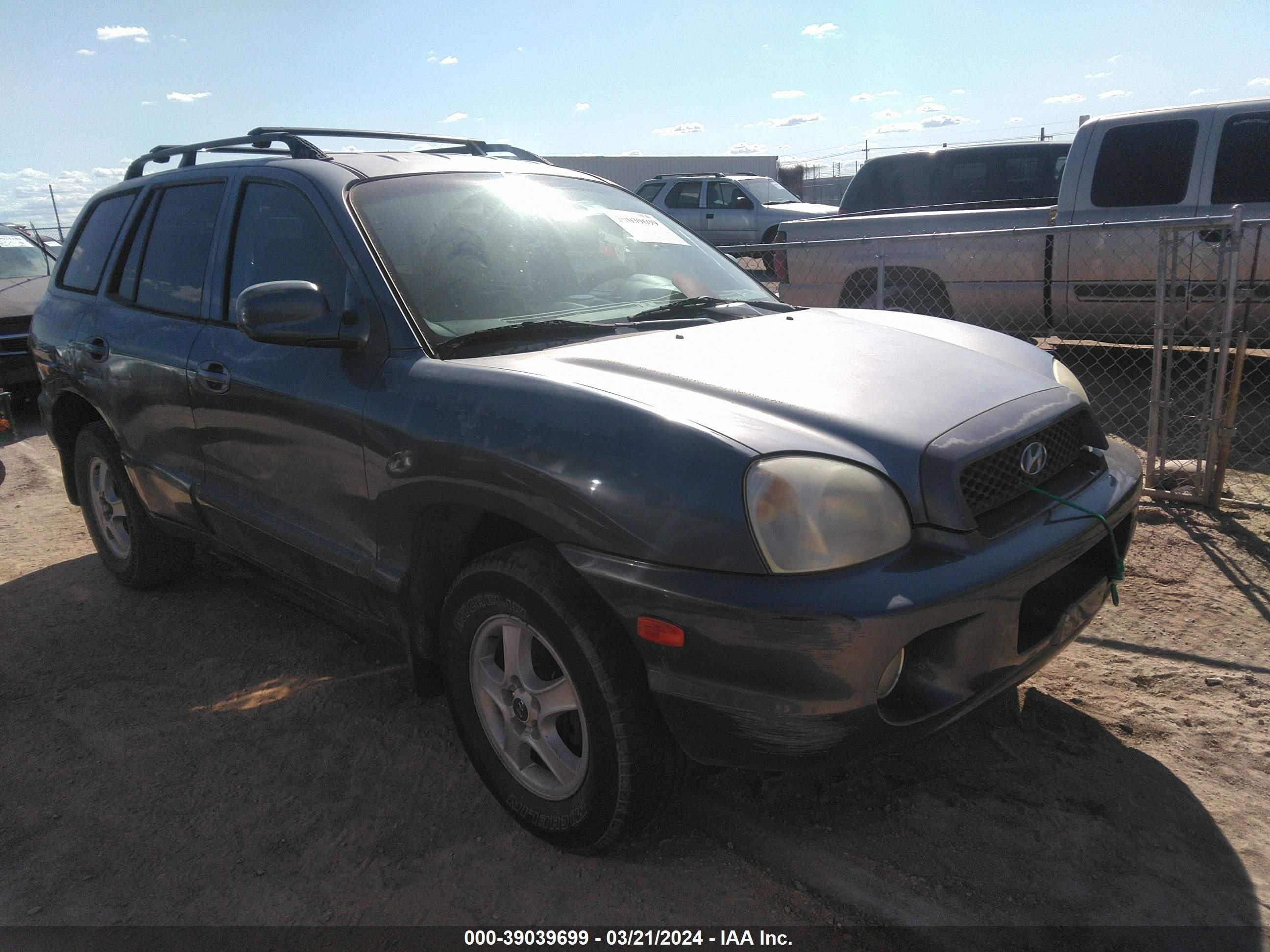 hyundai santa fe 2002 km8sc13dx2u239292