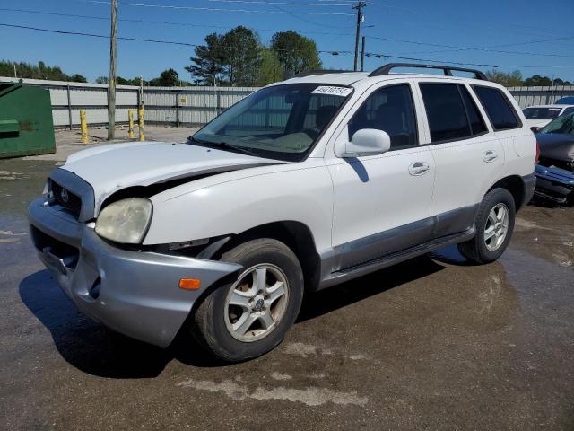 hyundai santa fe 2004 km8sc13dx4u635676