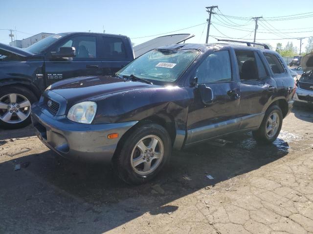 hyundai santa fe 2004 km8sc13dx4u693867