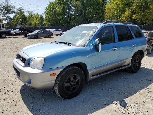 hyundai santa fe g 2003 km8sc13e23u552556