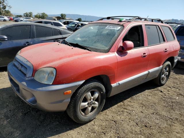 hyundai santa fe 2005 km8sc13e55u902572