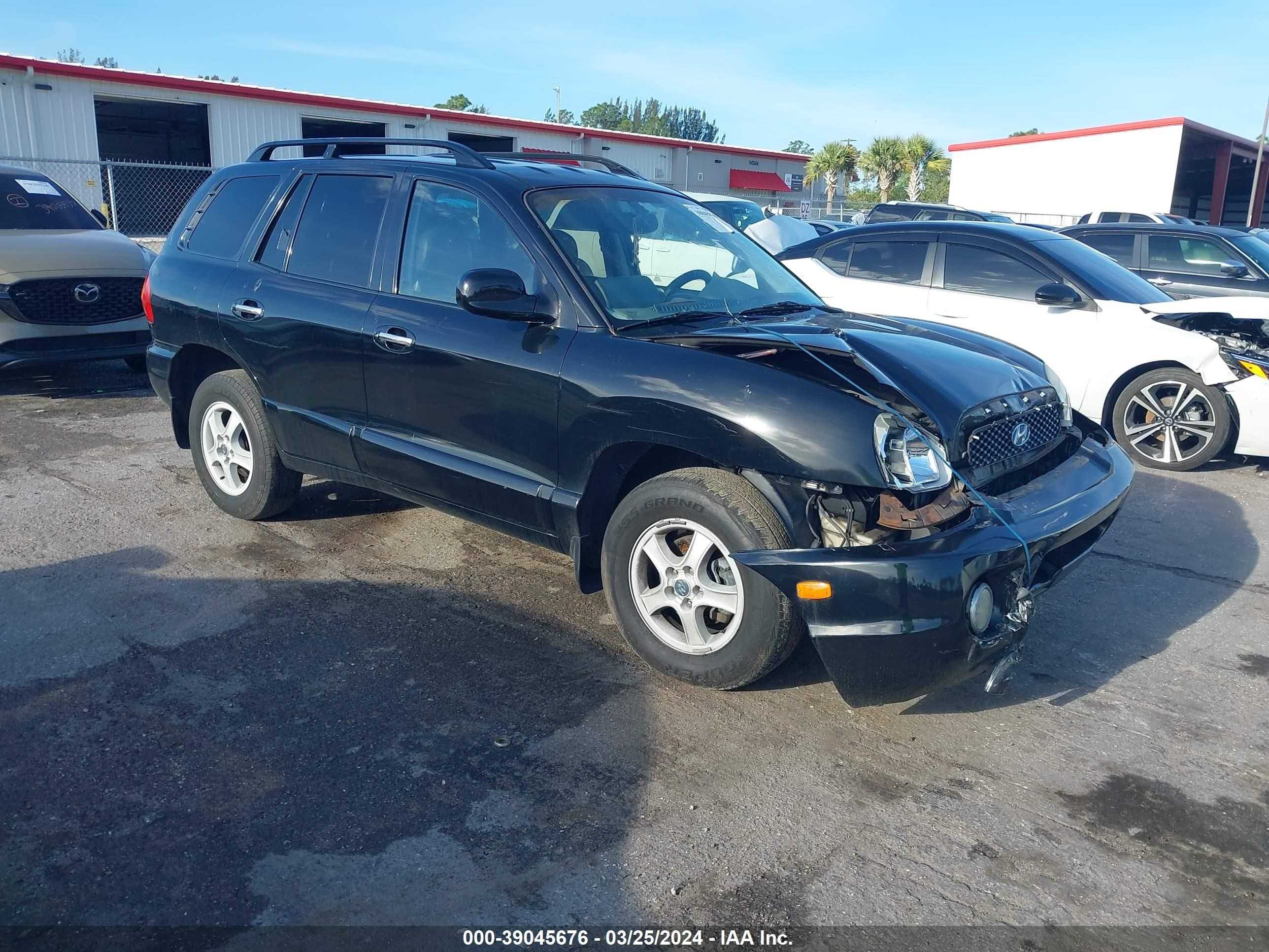 hyundai santa fe 2003 km8sc13e63u476372