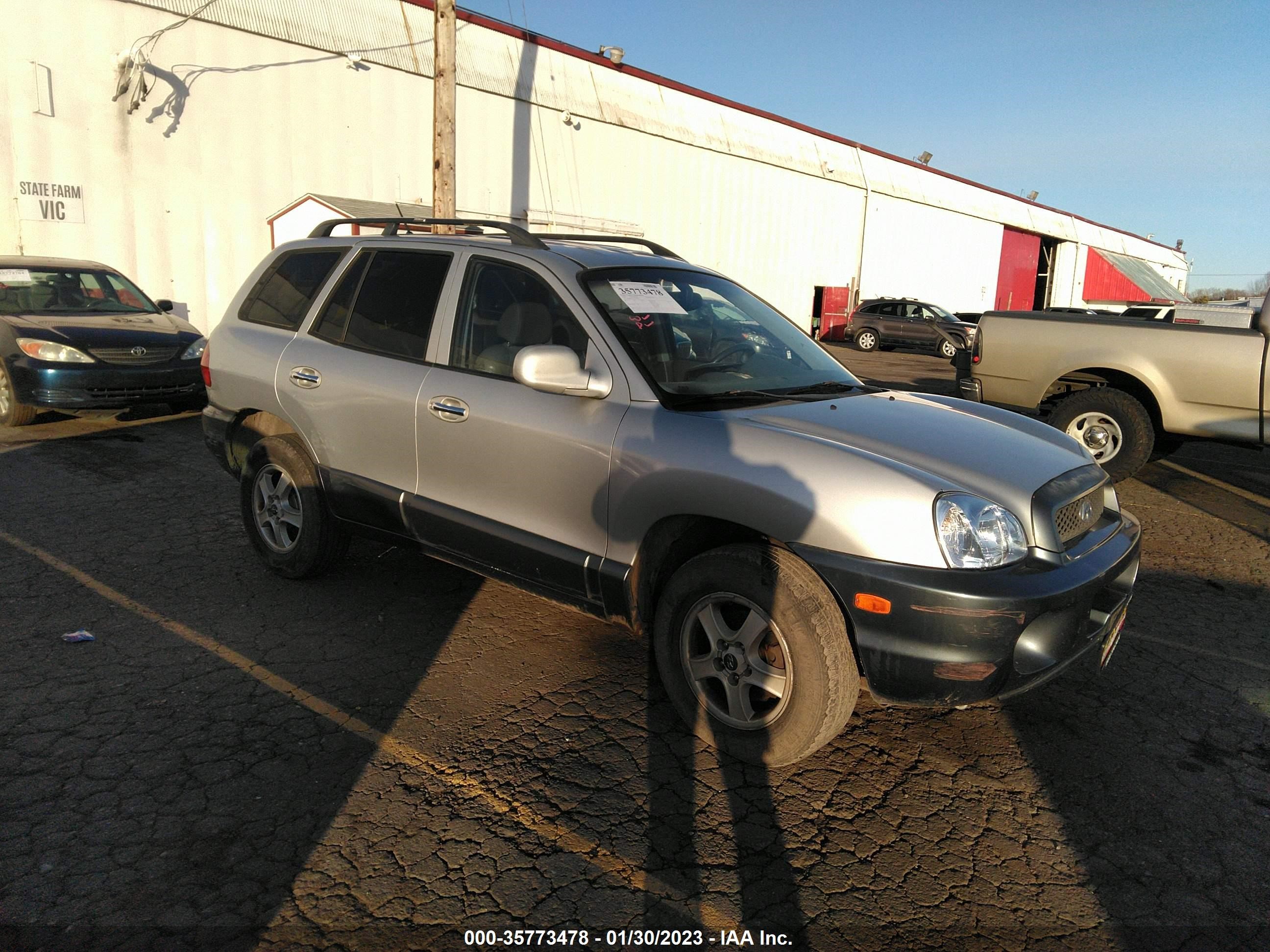 hyundai santa fe 2004 km8sc13e74u724260