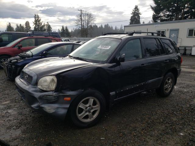 hyundai santa fe 2004 km8sc13e74u725683