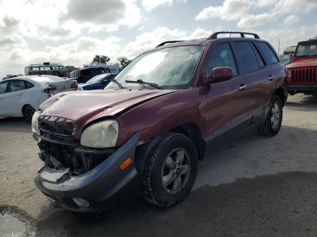 hyundai santa fe g 2005 km8sc13e85u013877