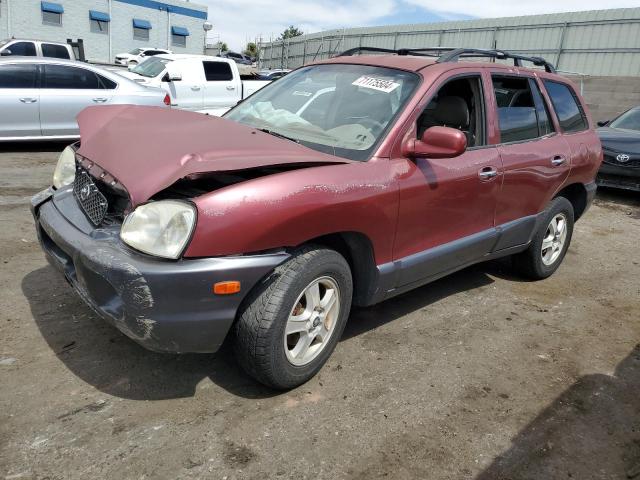 hyundai santa fe g 2004 km8sc13e94u755512