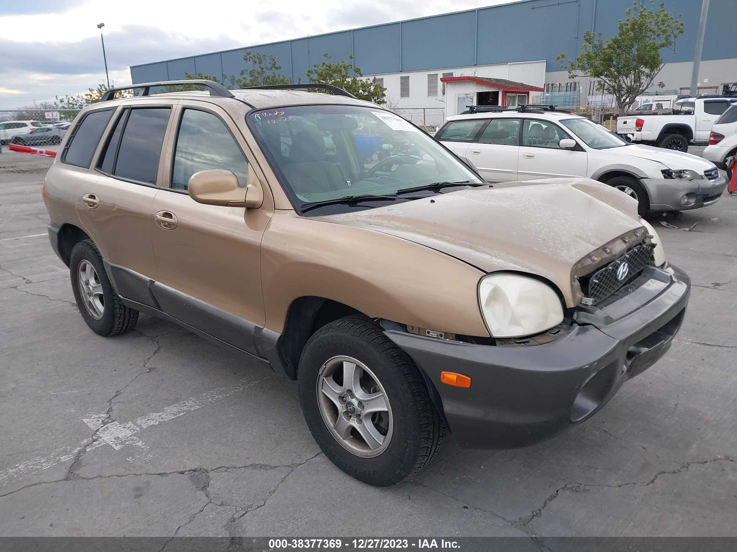 hyundai santa fe 2004 km8sc73d04u640064