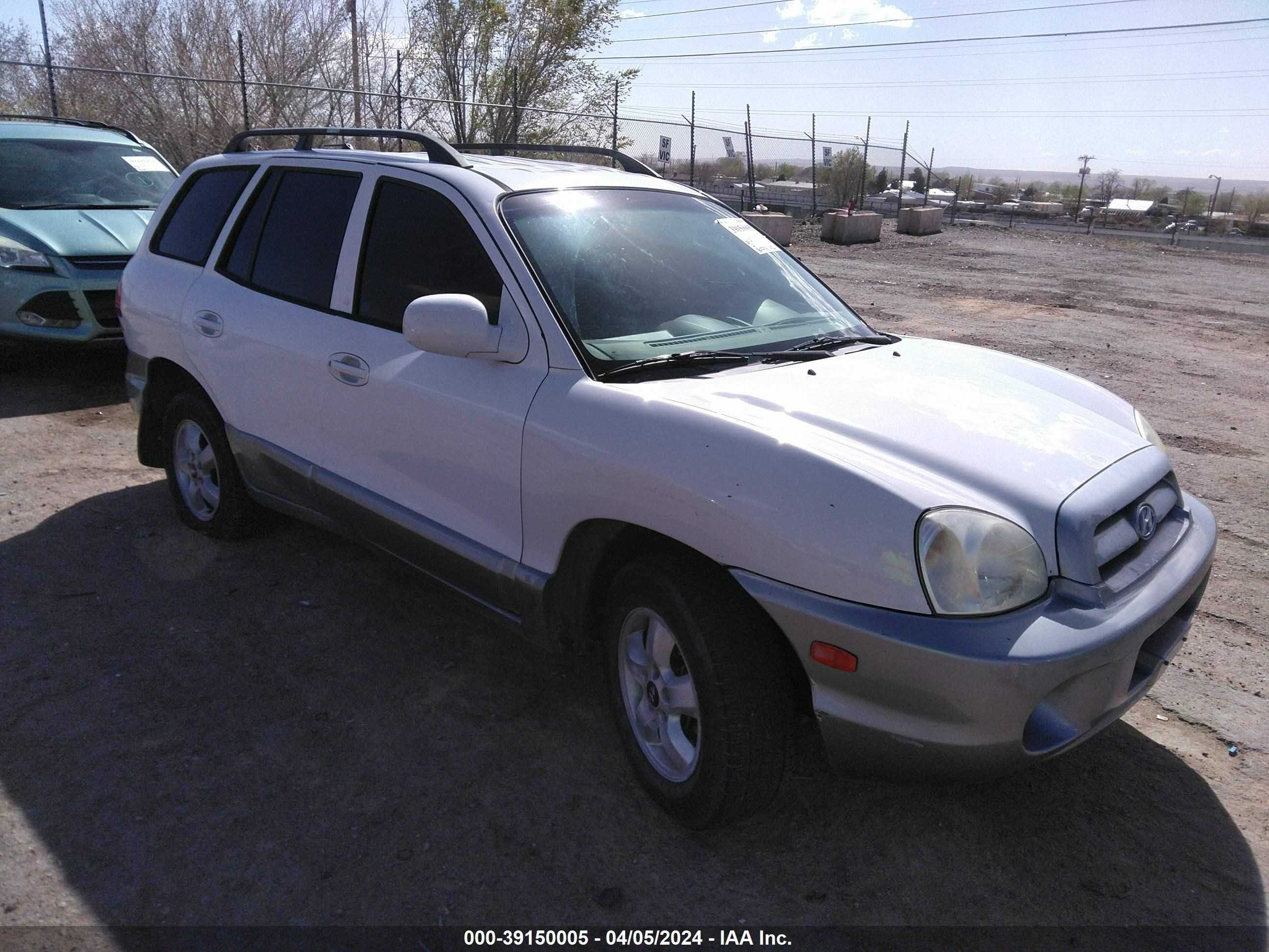 hyundai santa fe 2005 km8sc73d15u943601