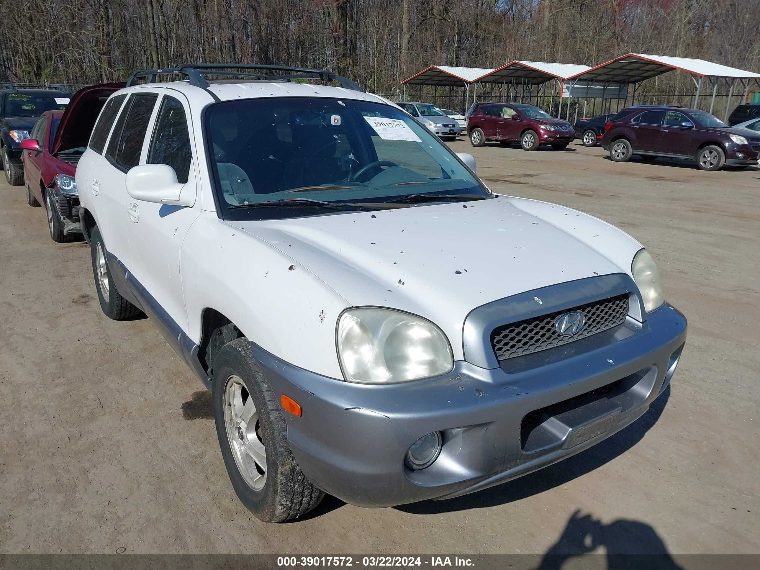 hyundai santa fe 2004 km8sc73d54u804408