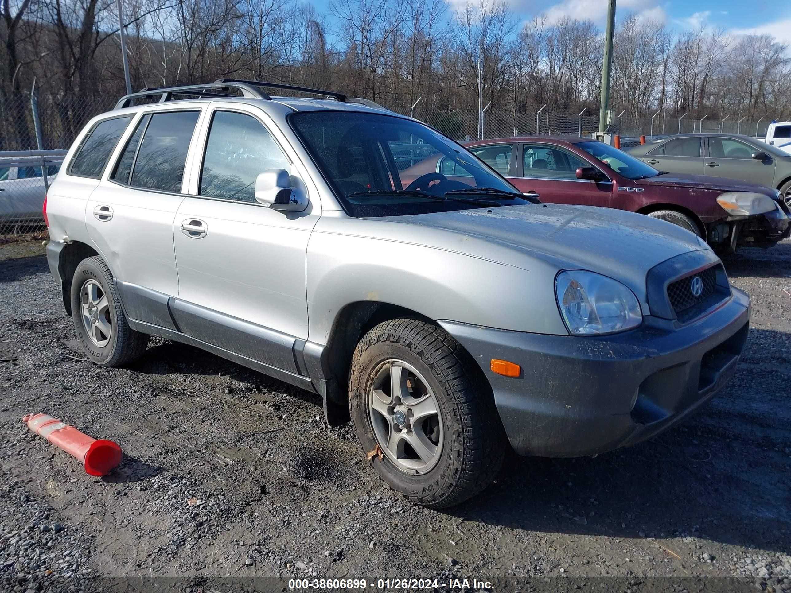 hyundai santa fe 2003 km8sc73d63u410172