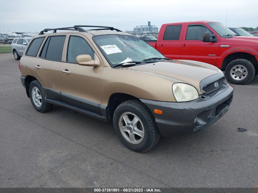 hyundai santa fe 2003 km8sc73d63u437842