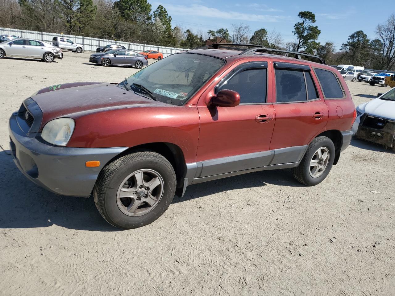 hyundai santa fe 2003 km8sc73d63u543708