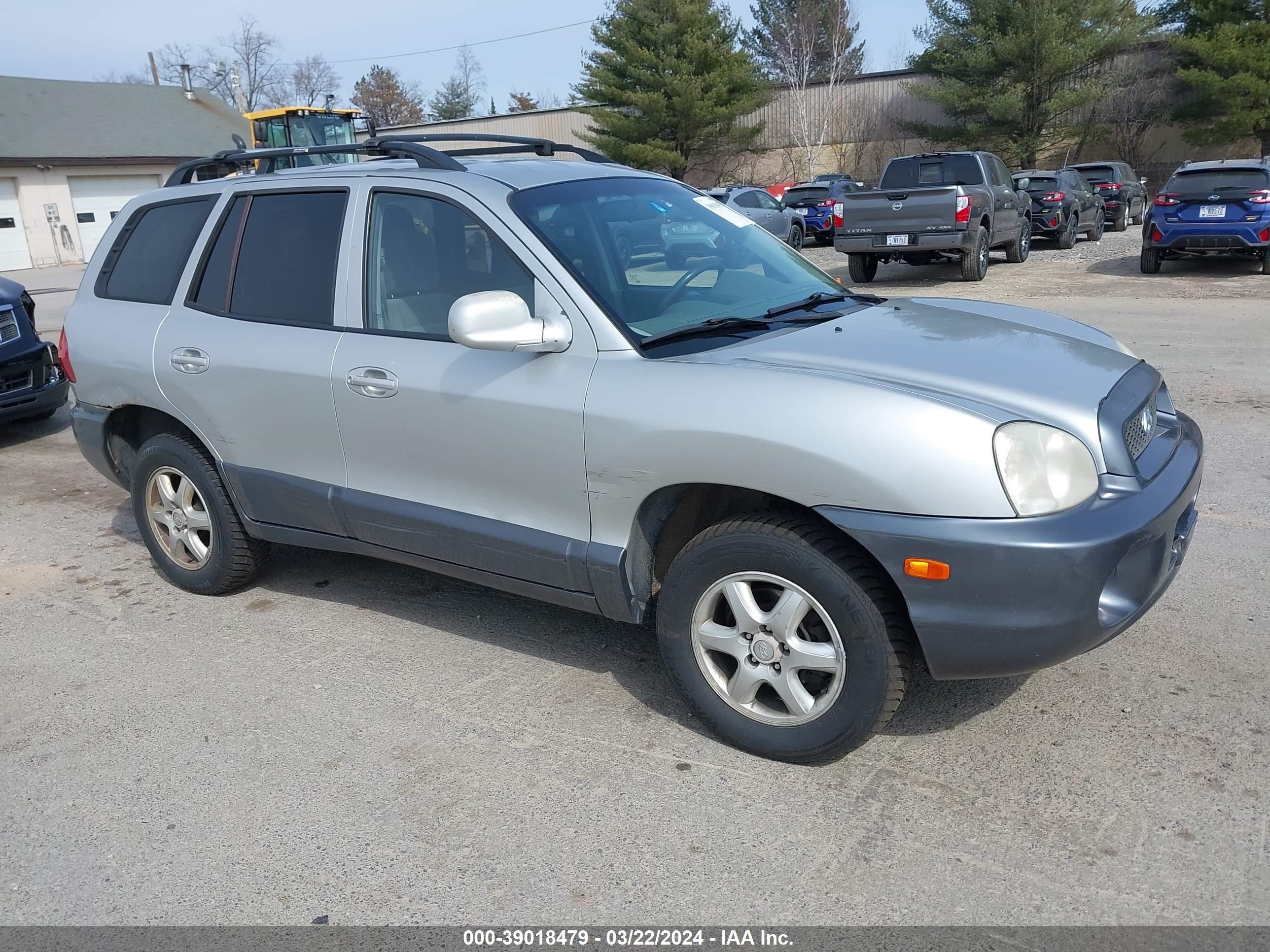 hyundai santa fe 2004 km8sc73d64u665132