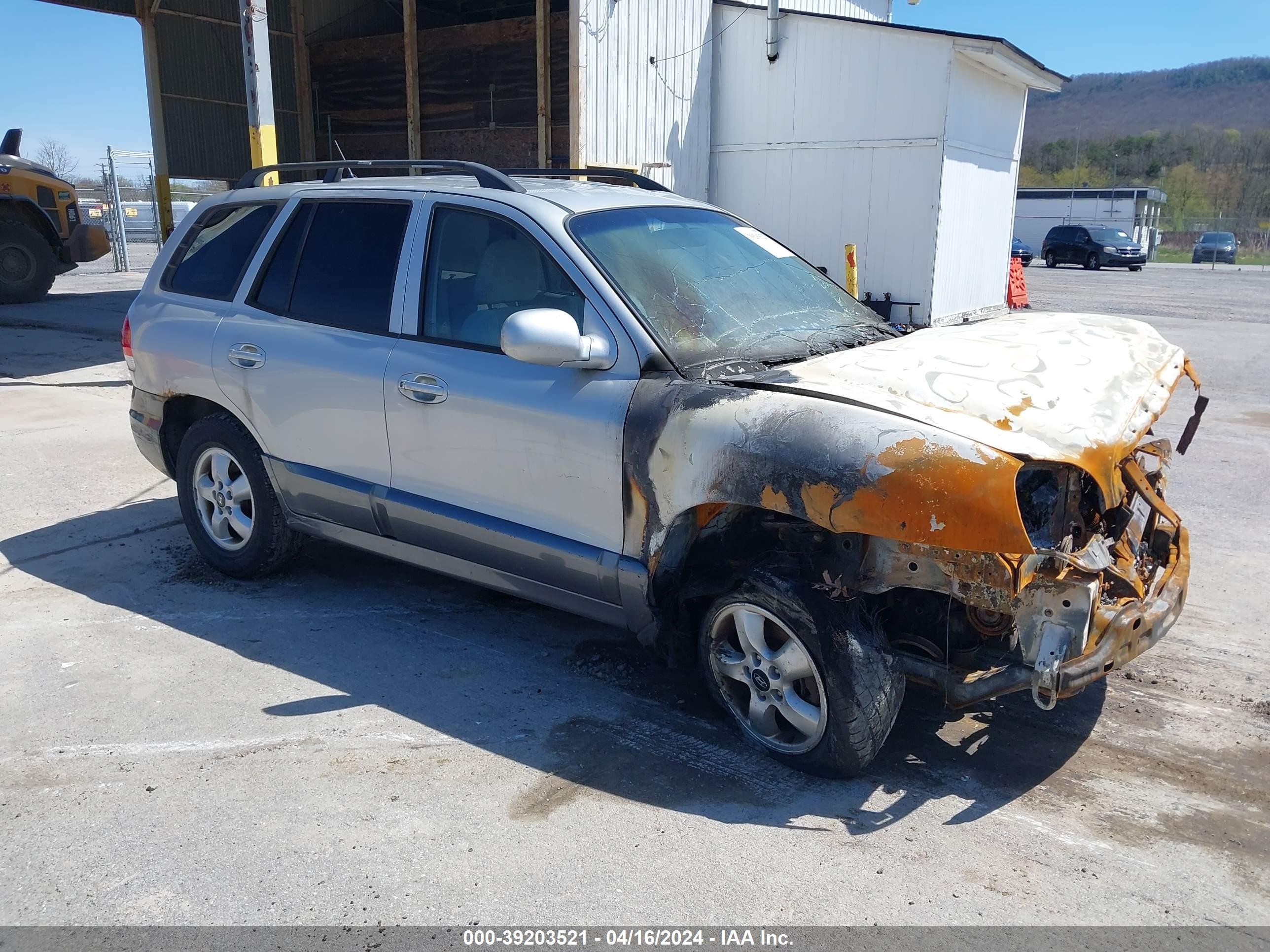 hyundai santa fe 2005 km8sc73d95u998362