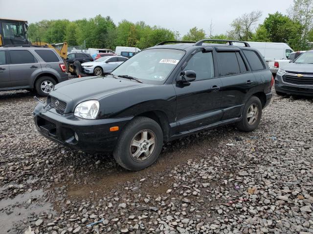 hyundai santa fe 2004 km8sc73dx4u803500