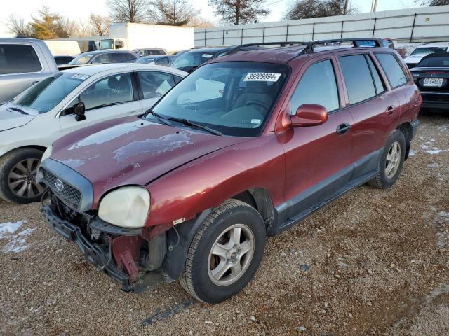 hyundai santa fe 2003 km8sc73ex3u524829