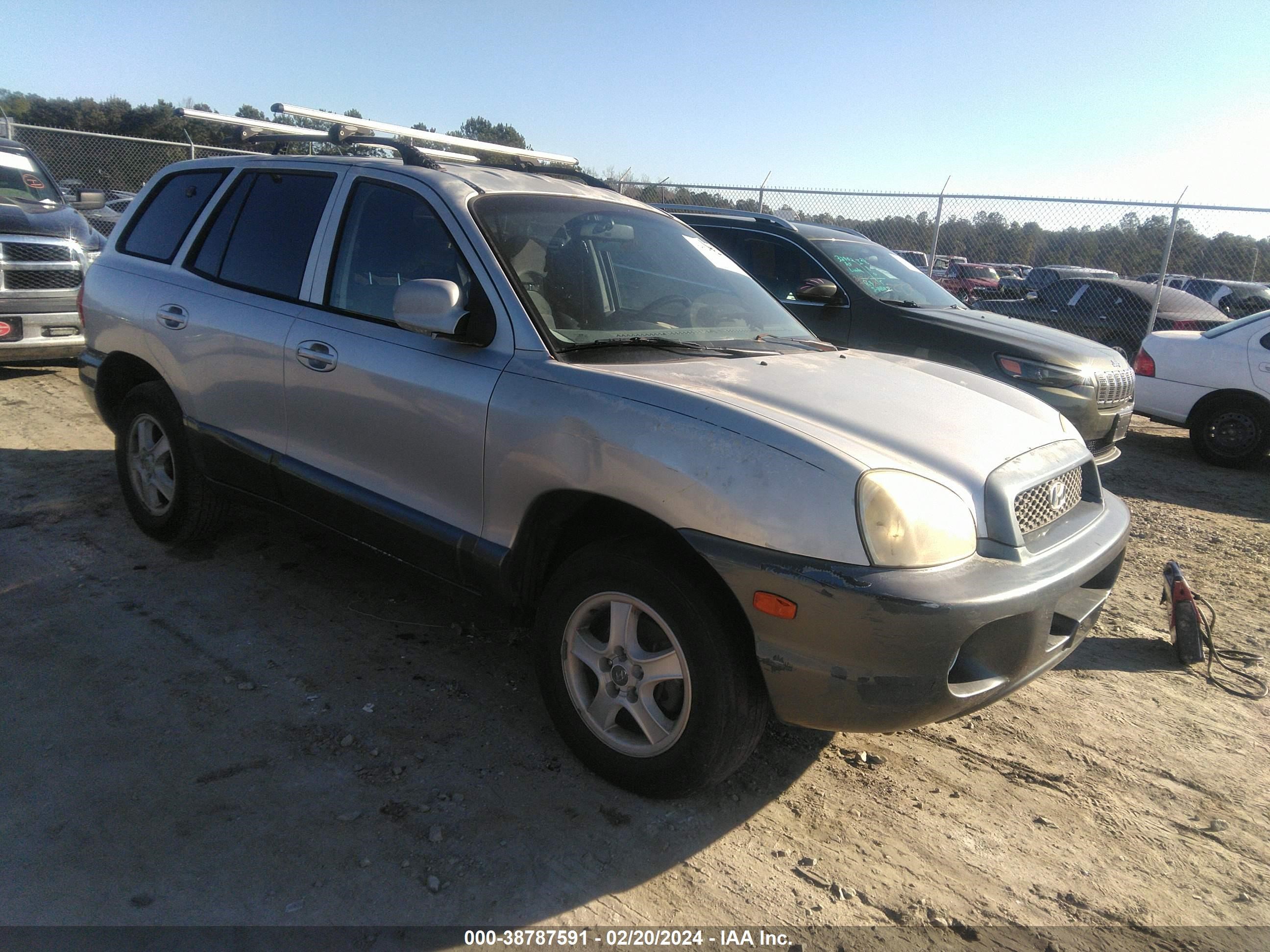 hyundai santa fe 2001 km8sc83d11u090228