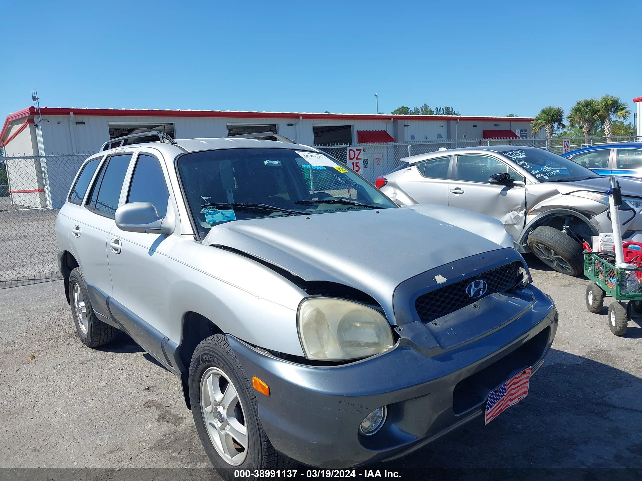 hyundai santa fe 2001 km8sc83d51u134473