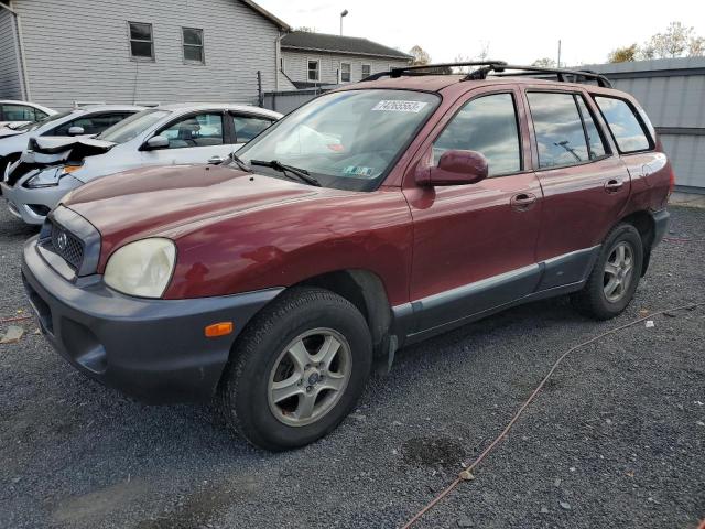 hyundai santa fe 2001 km8sc83d71u127136