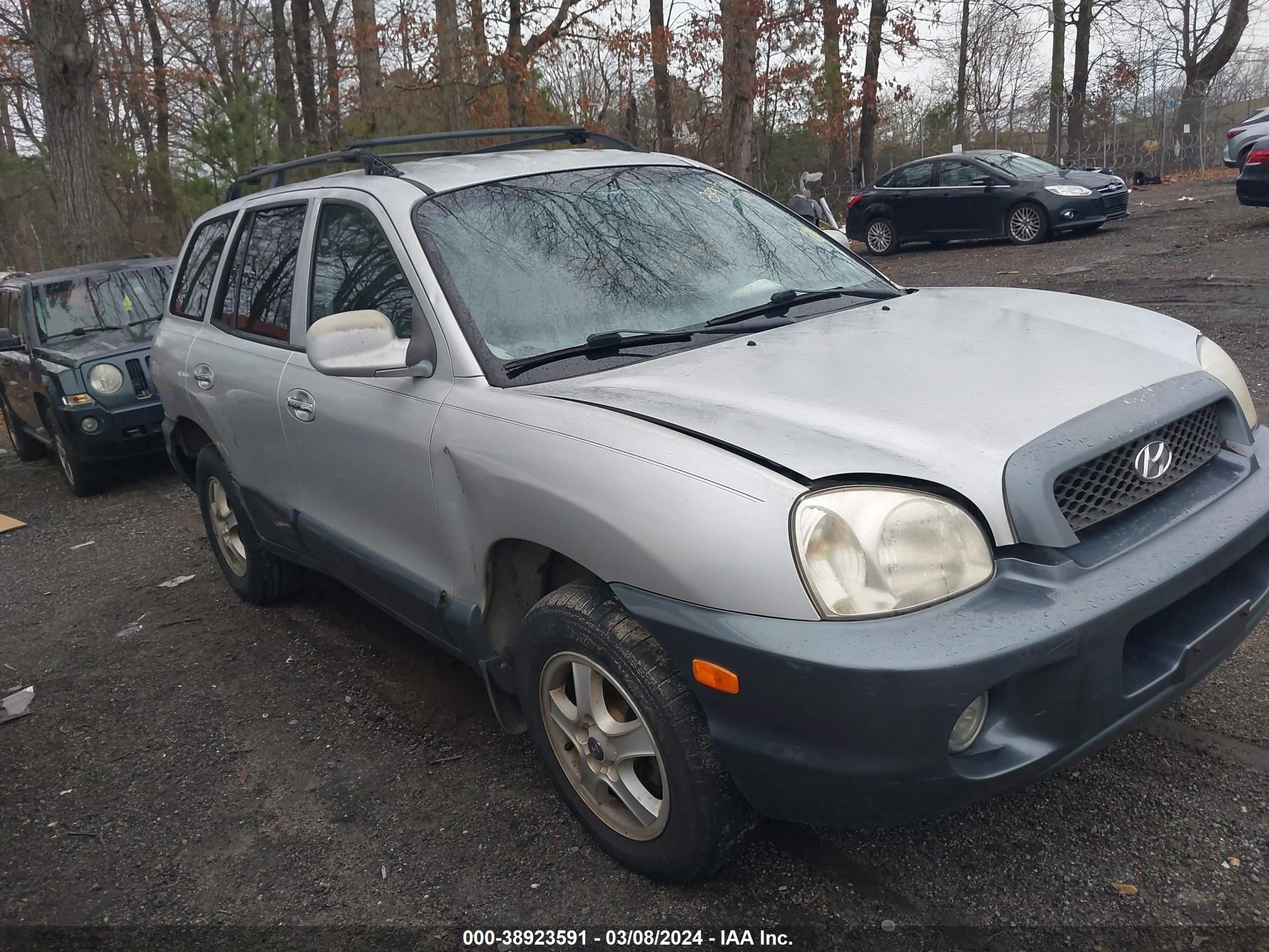 hyundai santa fe 2001 km8sc83d81u128568