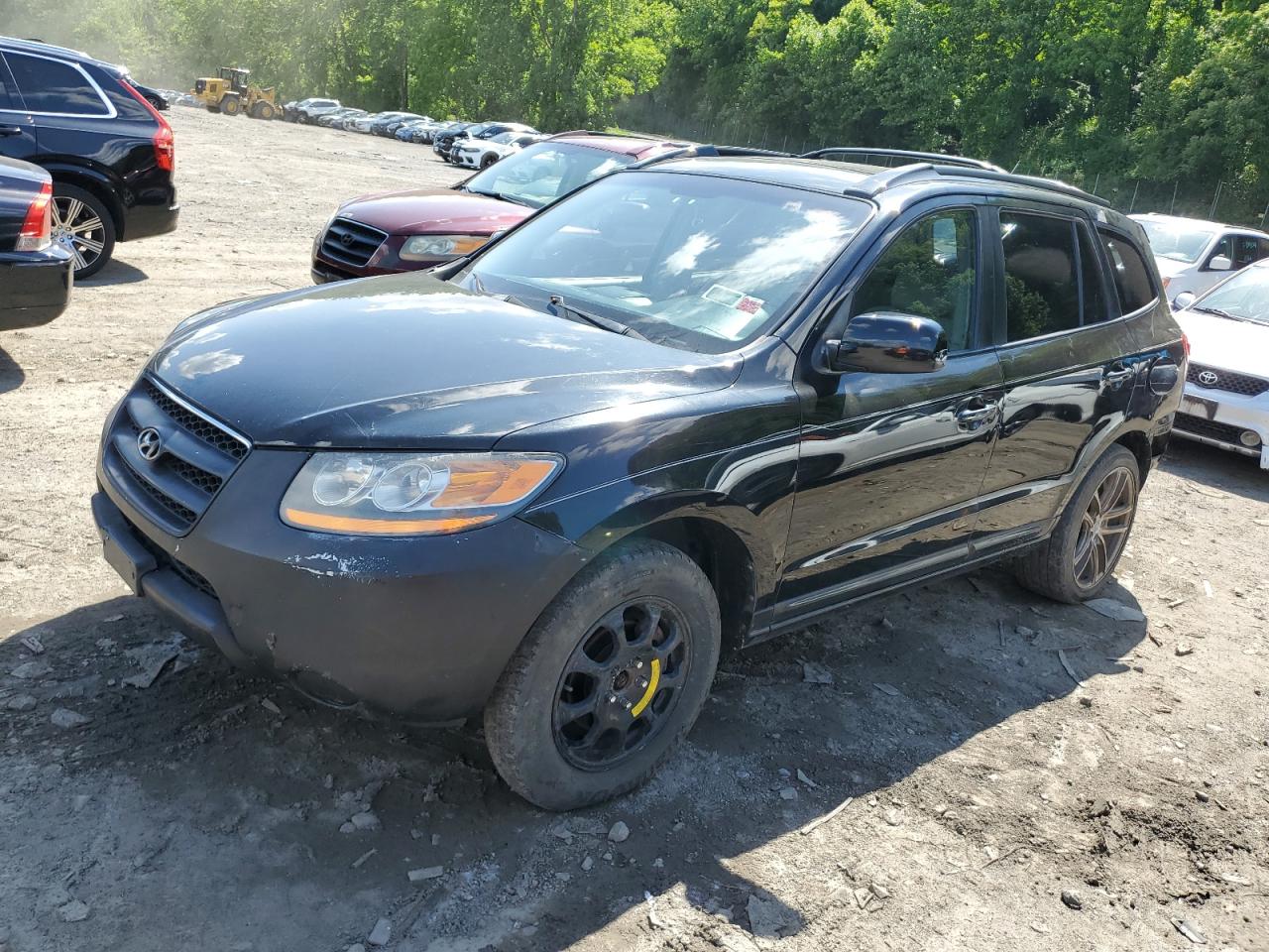 hyundai santa fe 2007 km8sg73d17u141590