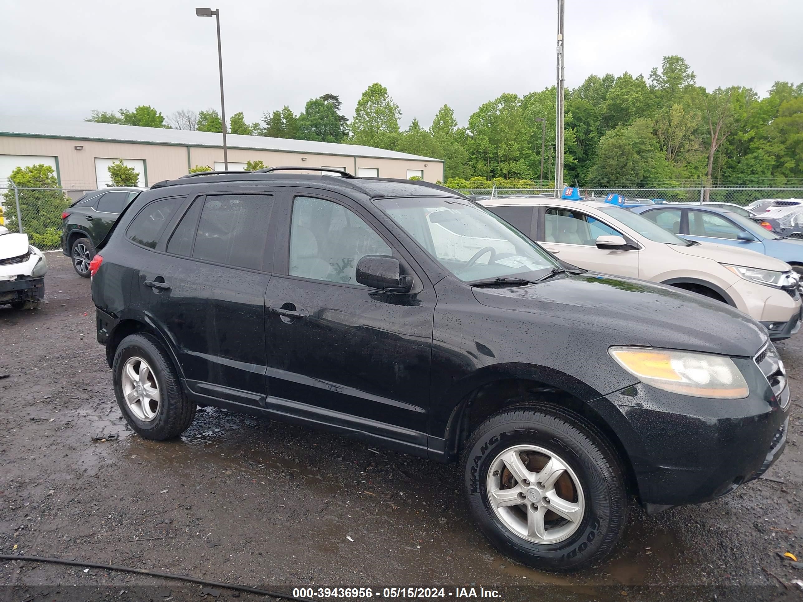 hyundai santa fe 2007 km8sg73d27u138651