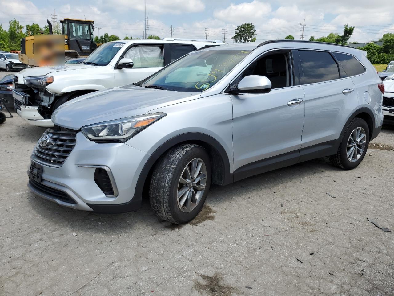 hyundai santa fe 2017 km8sm4hf0hu187480