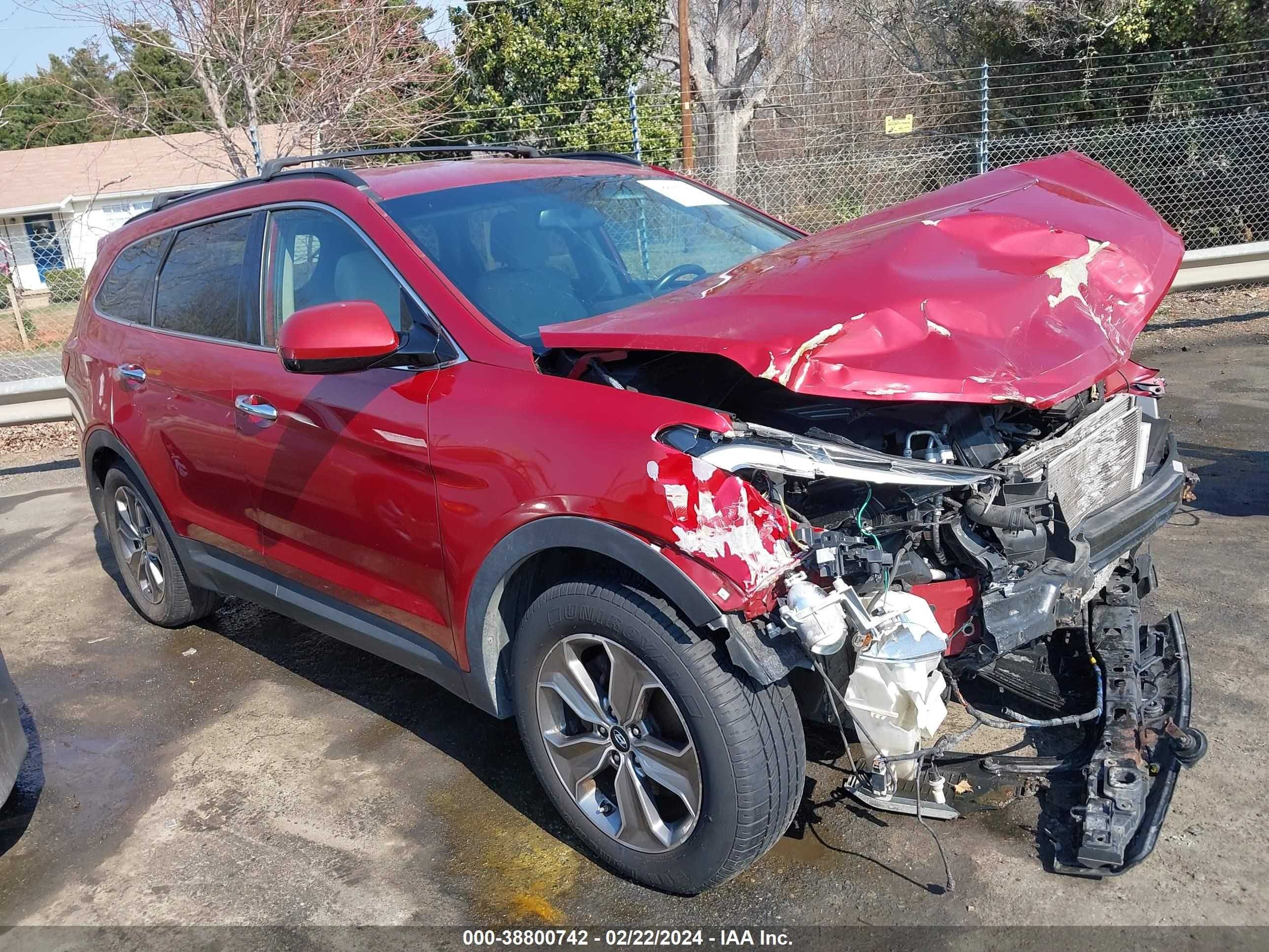 hyundai santa fe 2014 km8sm4hf4eu054295