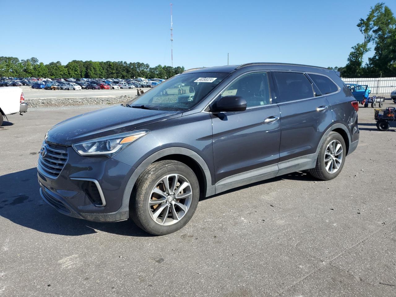 hyundai santa fe s 2017 km8sm4hf4hu181178