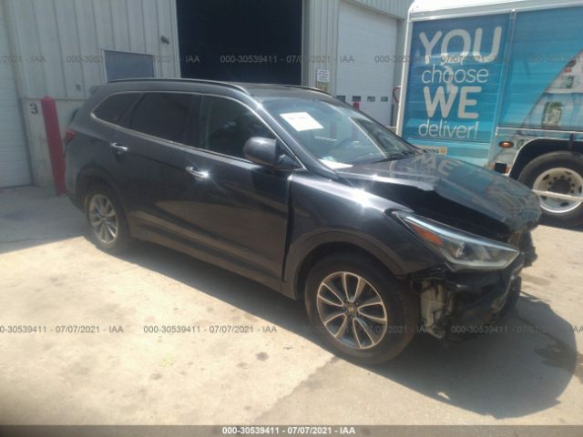 hyundai santa fe 2017 km8smdhf3hu217636