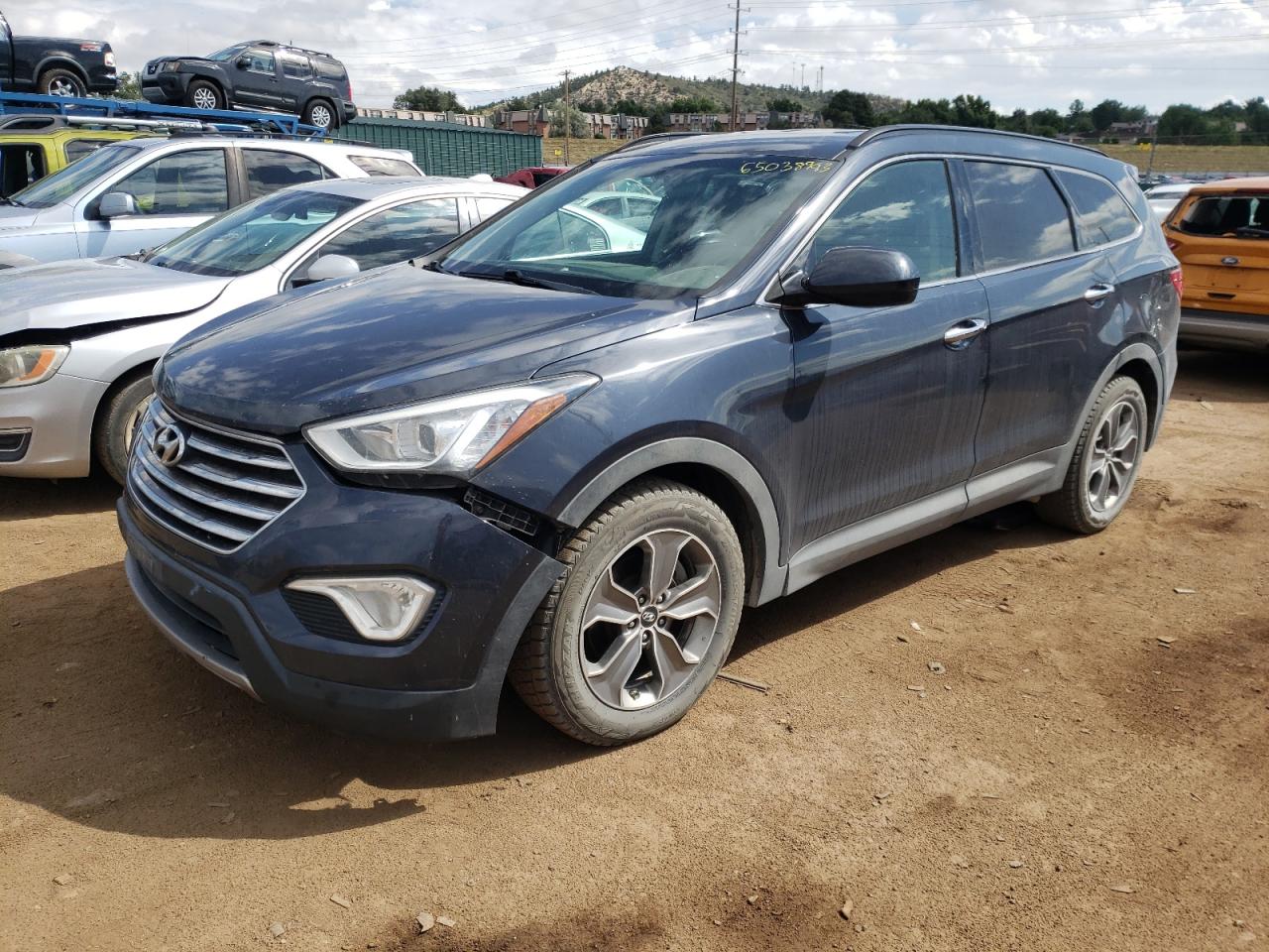 hyundai santa fe 2015 km8smdhf4fu097746