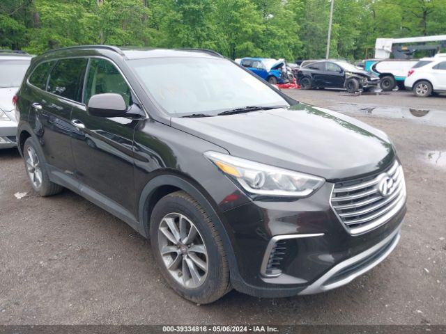 hyundai santa fe 2017 km8smdhf5hu192576