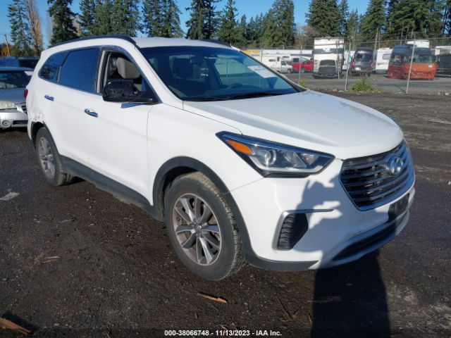 hyundai santa fe 2017 km8smdhf9hu171374