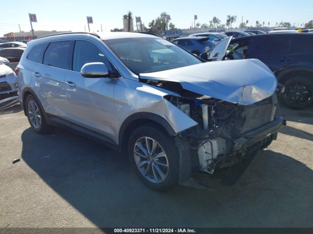 hyundai santa fe 2017 km8sn4hf3hu245479