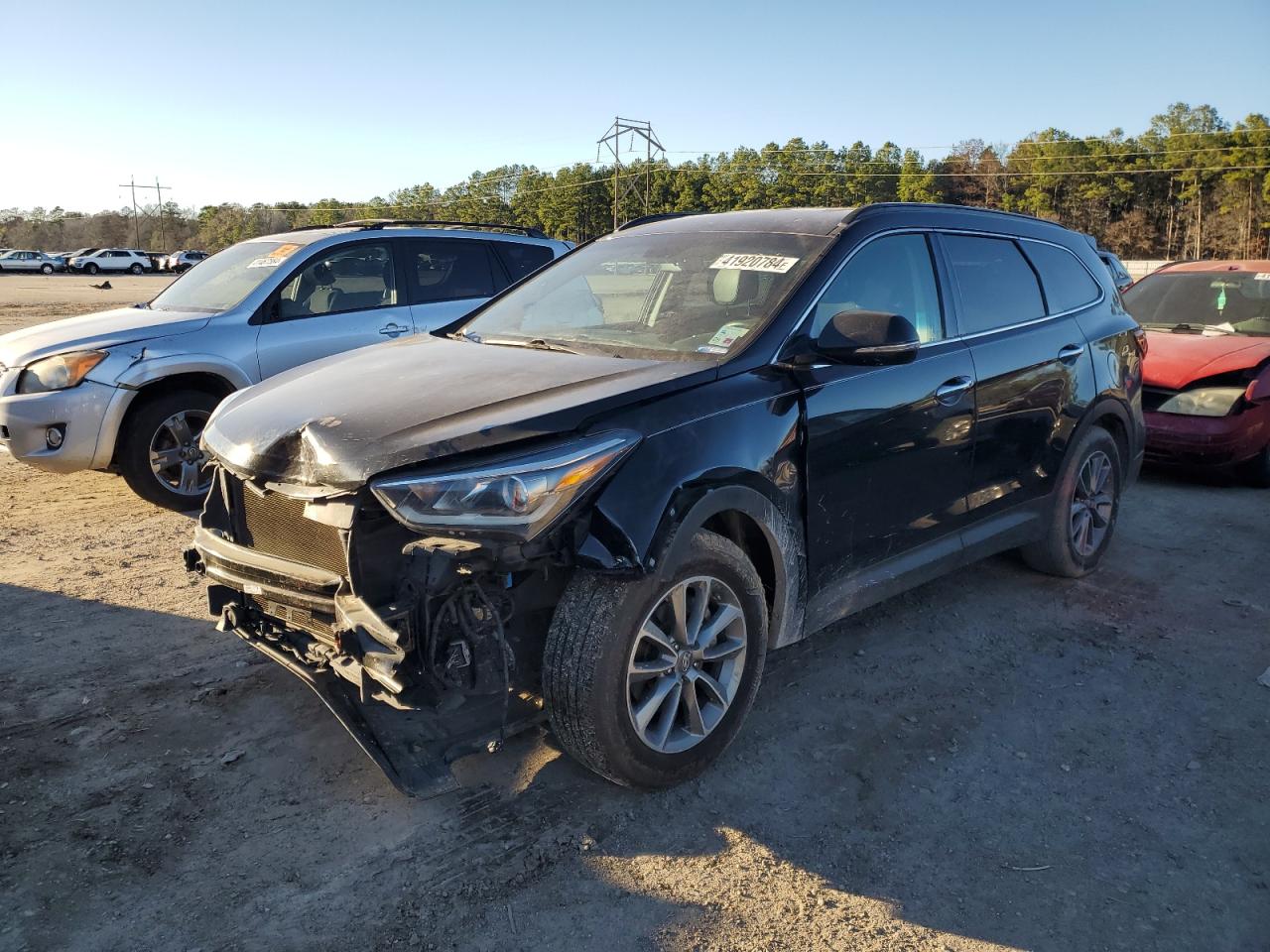 hyundai santa fe 2019 km8sn4hf3ku308409