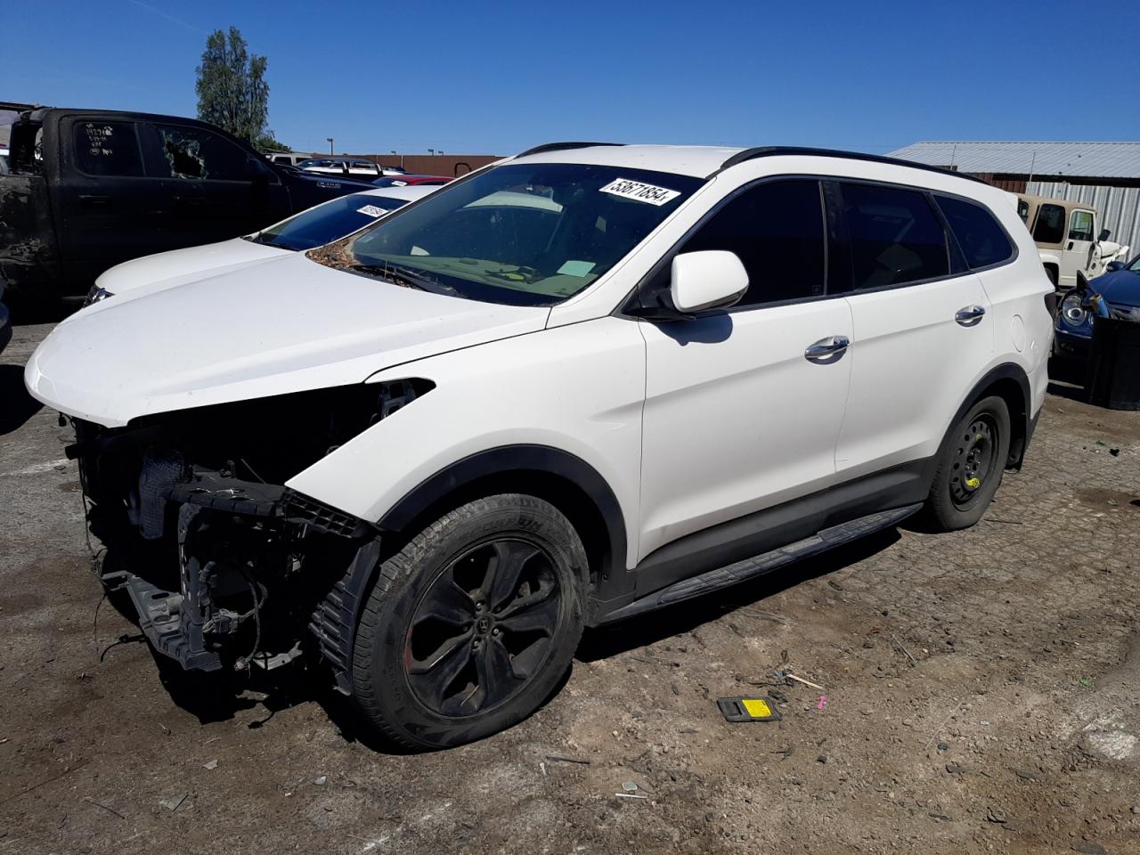 hyundai santa fe 2014 km8sn4hf4eu058389