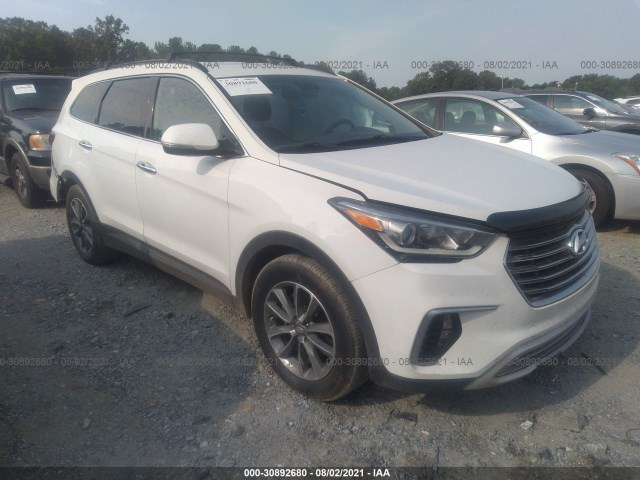 hyundai santa fe 2017 km8sn4hf4hu167861