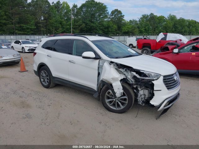 hyundai santa fe 2018 km8sn4hf6ju290843