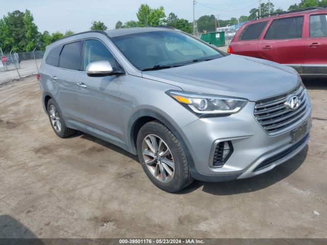 hyundai santa fe 2017 km8sn4hf8hu240777