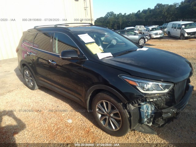 hyundai santa fe 2017 km8sn4hf9hu221199