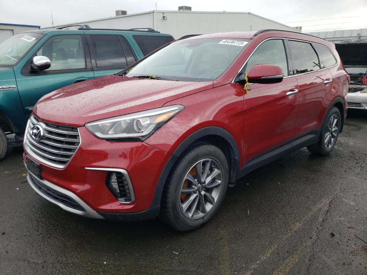 hyundai santa fe 2017 km8sn4hfxhu191727