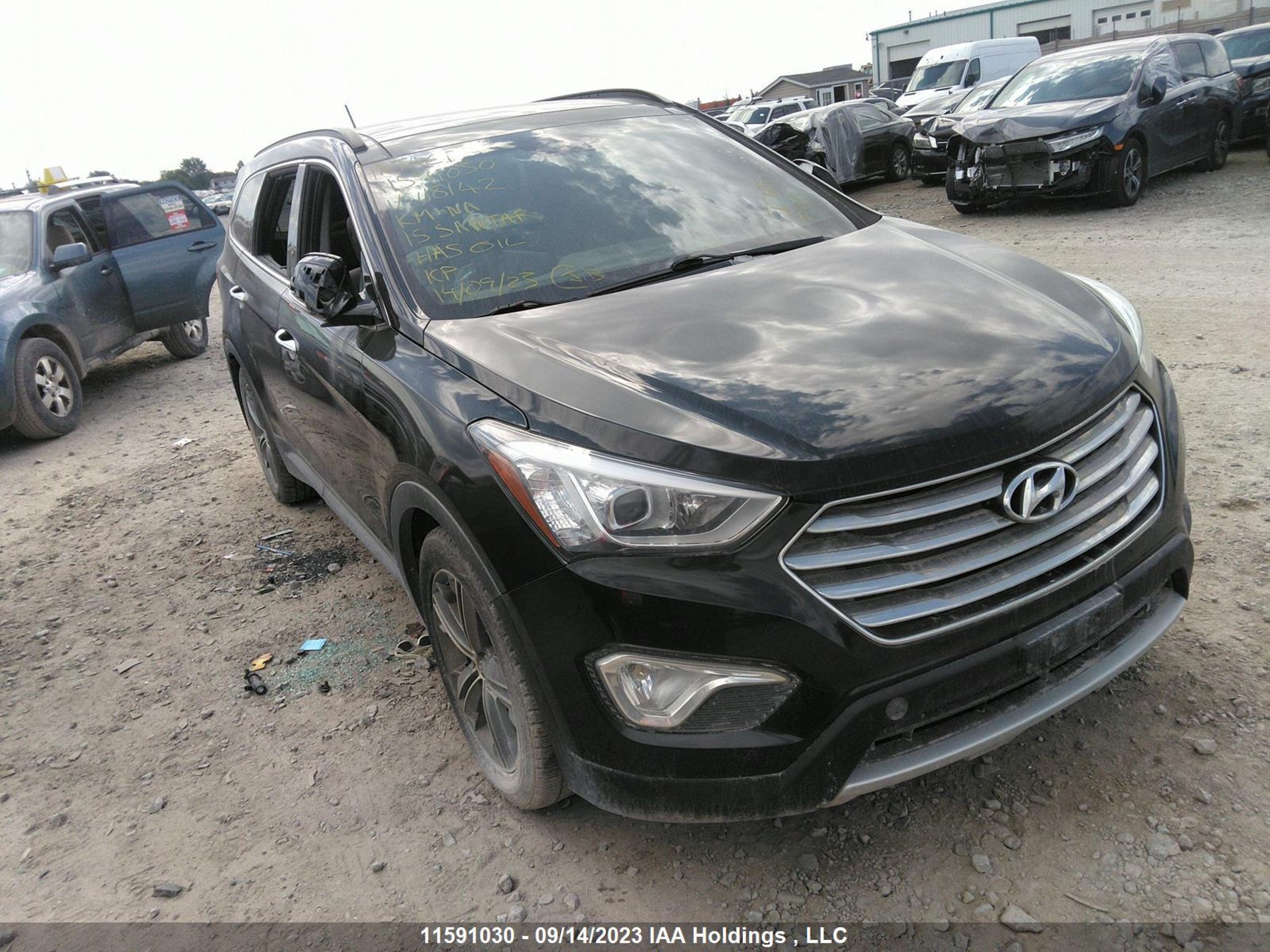 hyundai santa fe 2015 km8sndhf6fu118142