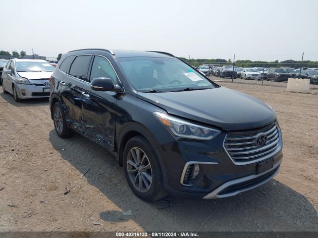 hyundai santa fe 2017 km8sndhf6hu198044