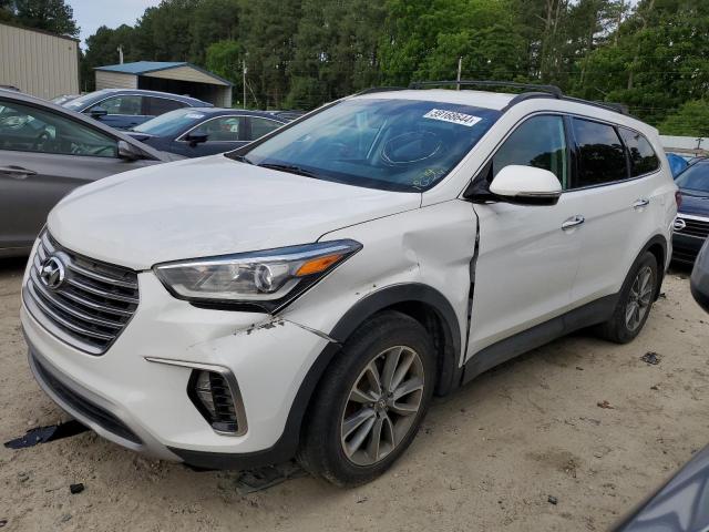 hyundai santa fe 2018 km8sndhf6ju283231