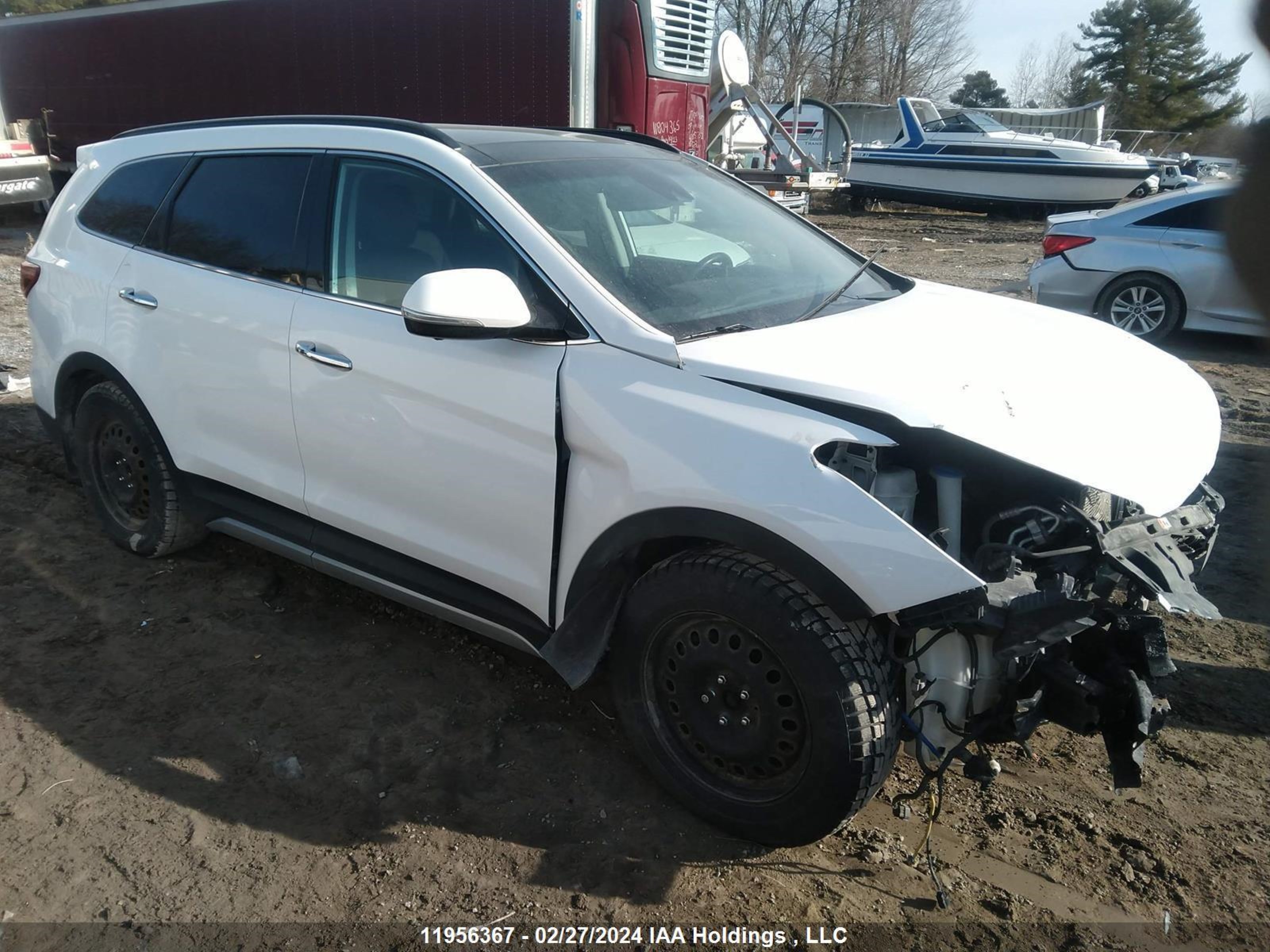 hyundai santa fe 2017 km8sndhf7hu246814