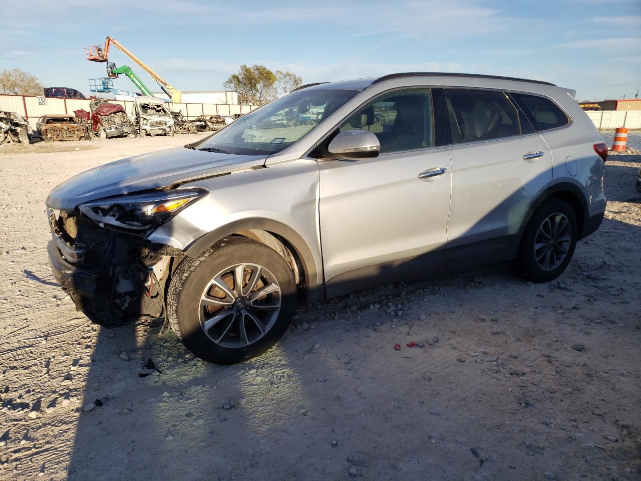 hyundai santa fe 2017 km8sndhf8hu233733