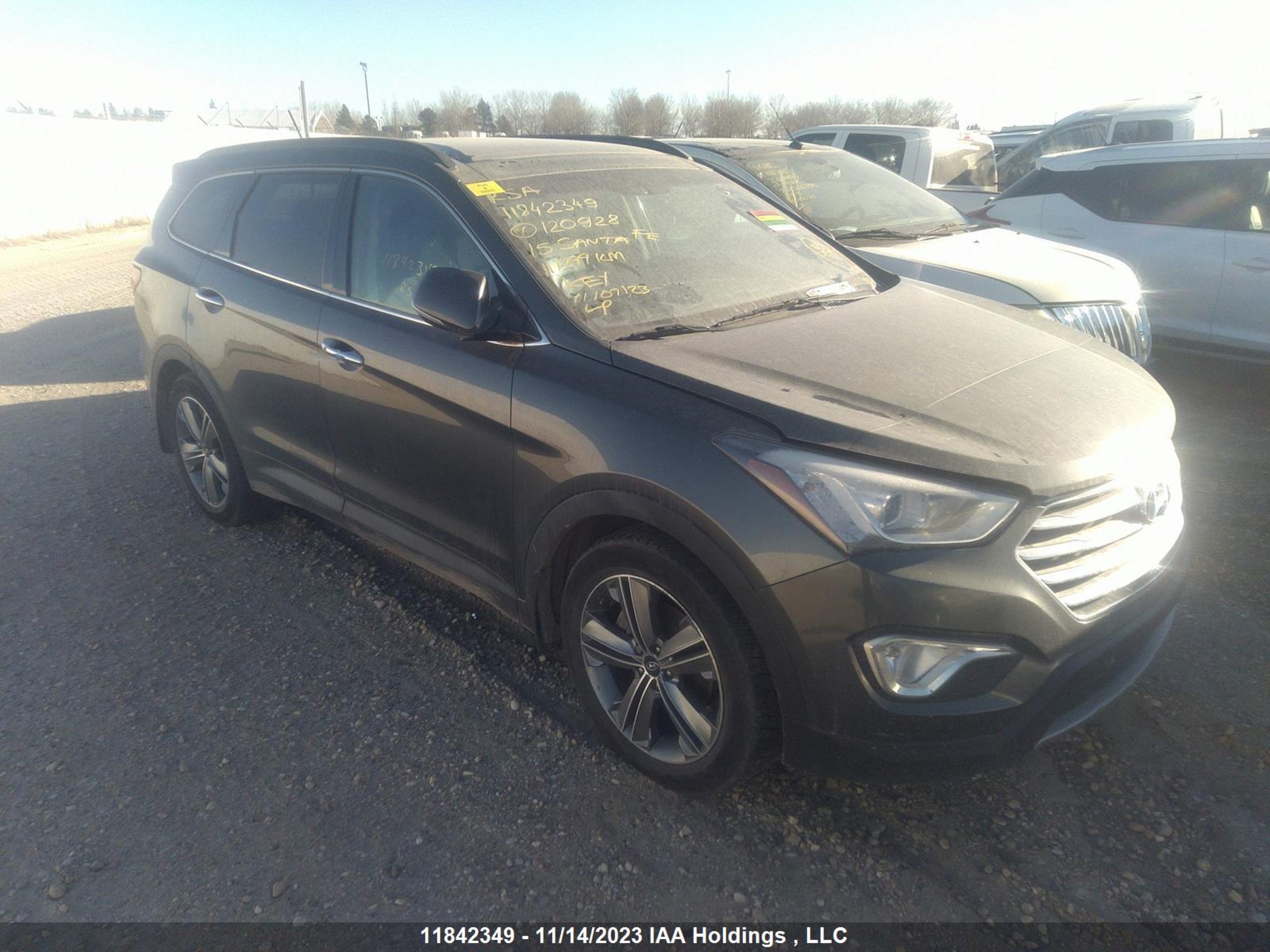 hyundai santa fe 2015 km8sndhfxfu120928